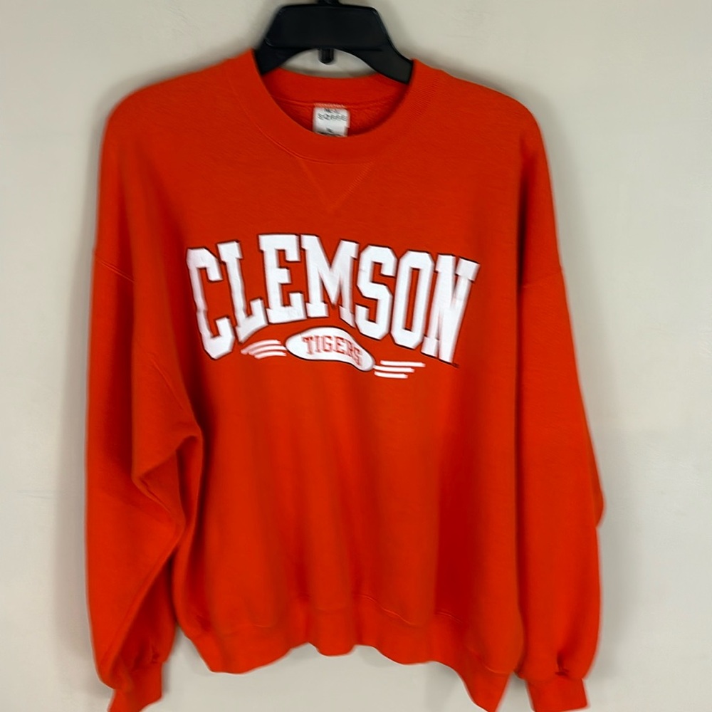 Clemson Tigers Orange Sweatshirt Size XL